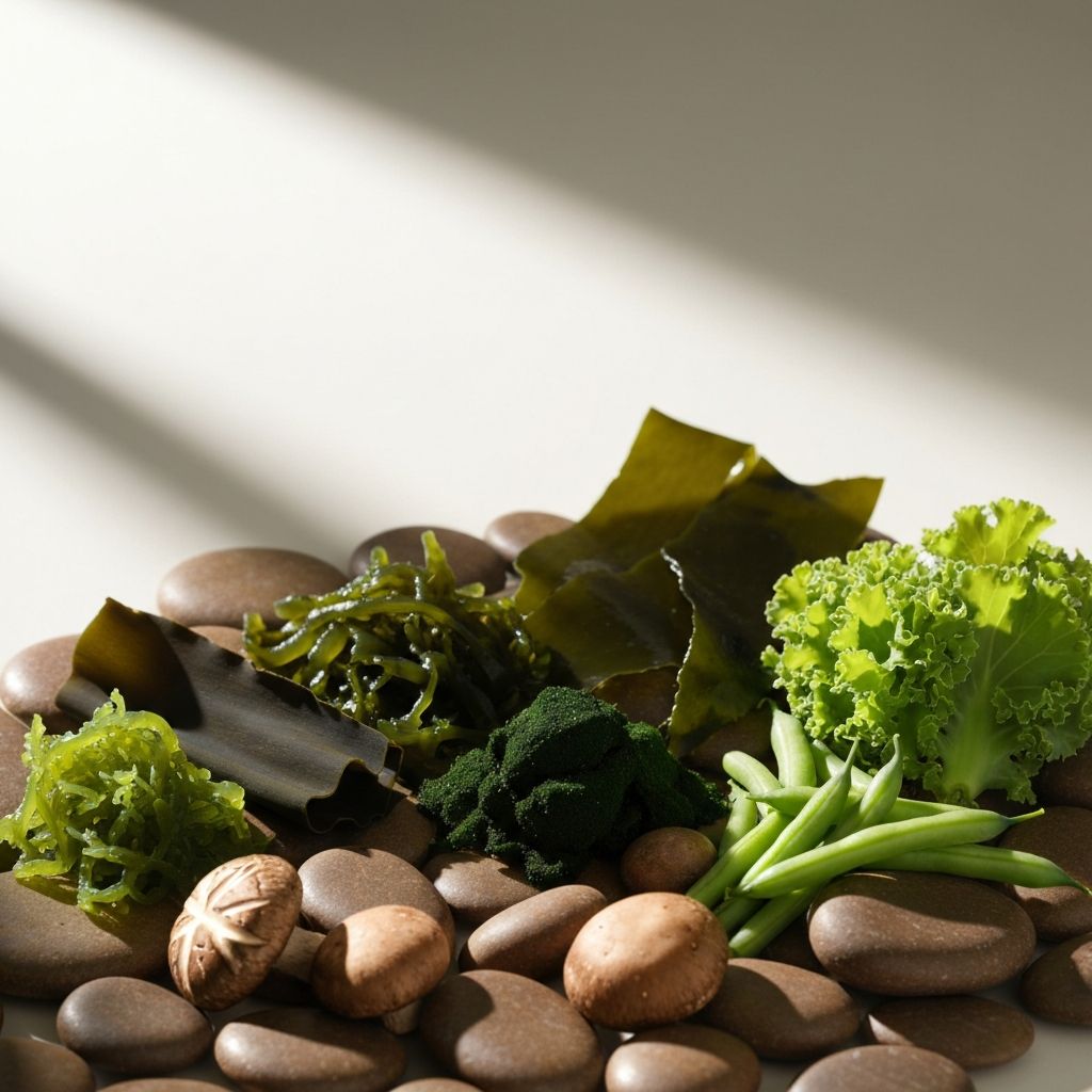 Sea vegetables and mineral-rich ingredients